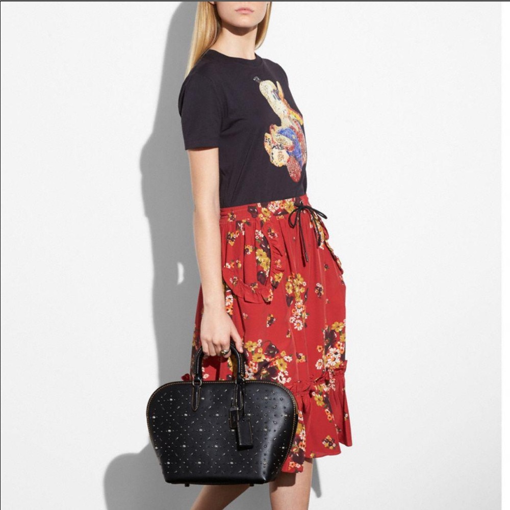 New Women's Black Dakotah Satchel - Picture 4 of 16